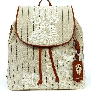 Tommy Bahama linen backpack